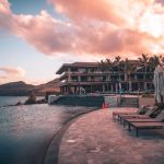 Luxury Hotel - building with infinity pool