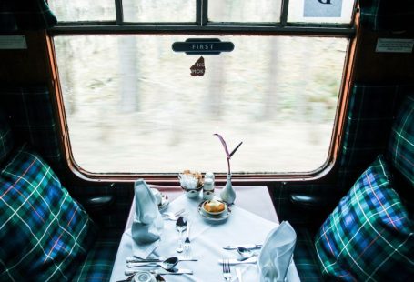 Luxury Train - fine dining inside train