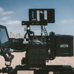 Gear Comparison - selective focus photography of Anton Bauer video camera