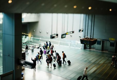 Airport Security - people walking inside establishment