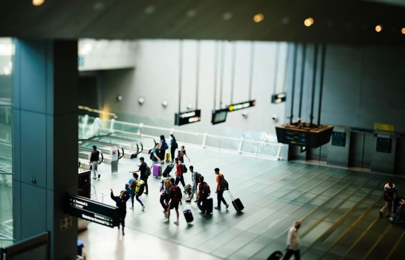 Airport Security - people walking inside establishment