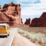 Travel Homesickness - yellow Volkswagen van on road