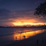 Thailand Beaches - people standing on seashore during golden hour