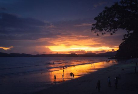 Thailand Beaches - people standing on seashore during golden hour